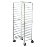 Bakeware & Accessories: VEVOR Bun Pan Rack, 20-Tier Commercial Bakery Racks with Brake Wheels, Aluminum Racking Trolley Storage for Half & Full Sheet, Speed Rack For Kitchen Home, Bread Baking Equipment, 660x517x1767 mm