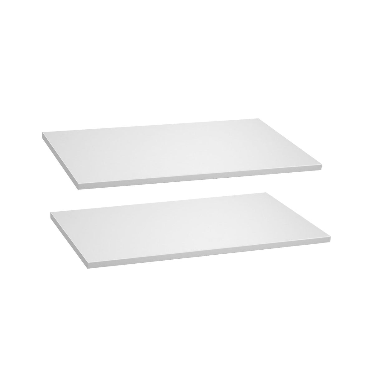 Melamine Shelves, 2 Piece, Wooden Cabinet Shelves Cut to Size for Closet System, Replacement Cabinet Shelf, Versatile Use Wardrobe Board for Closets, Cabinets, or any custom Shelving Needs