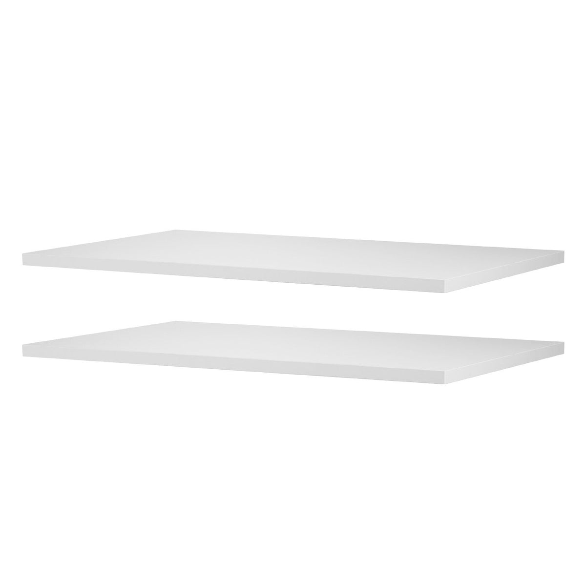 Melamine Shelves, 2 Piece, Wooden Cabinet Shelves Cut to Size for Closet System, Replacement Cabinet Shelf, Versatile Use Wardrobe Board for Closets, Cabinets, or any custom Shelving Needs