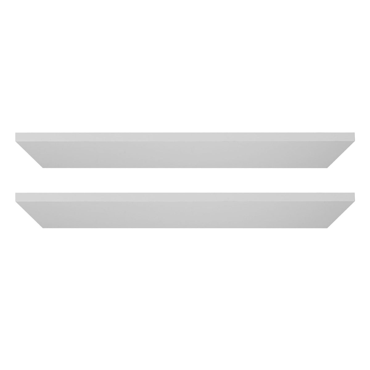 Melamine Shelves, 2 Piece, Wooden Cabinet Shelves Cut to Size for Closet System, Replacement Cabinet Shelf, Versatile Use Wardrobe Board for Closets, Cabinets, or any custom Shelving Needs