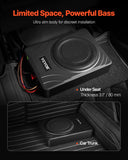 Audio Speakers: VEVOR 8" 300W Under Seat Car Subwoofer Slim Powered Car/Truck Subwoofer System