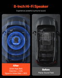 Audio Speakers: VEVOR 8" 300W Under Seat Car Subwoofer Slim Powered Car/Truck Subwoofer System