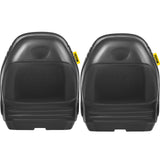 Automotive Parts: VEVOR Tractor Seat High Back Mower Seat Black Vinyl Forklift Drain Hole Pair