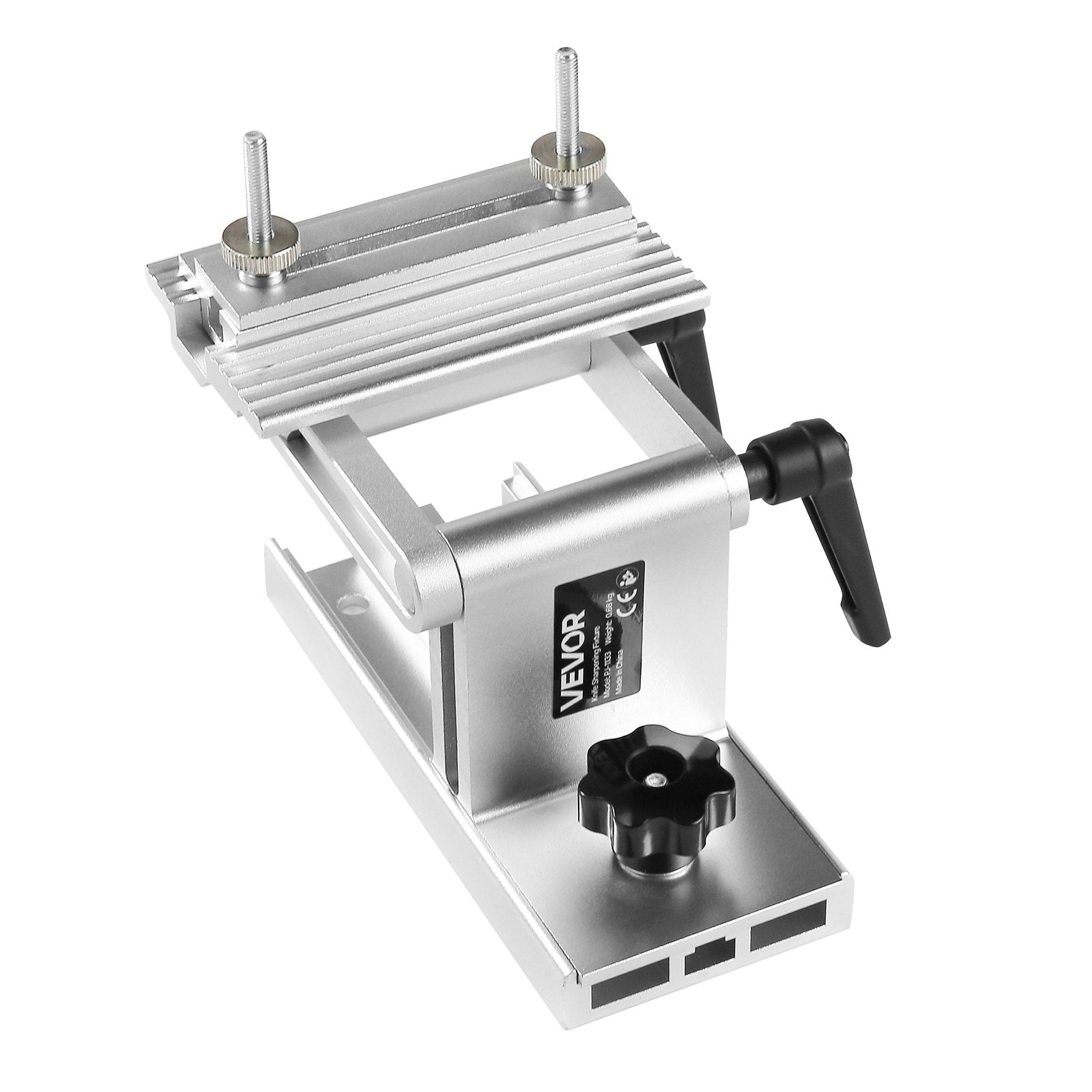 Sharpening Tool Rest Jig, Adjustable Replacement Tool Rest Sharpening Jig for 6" or 8" (152 mm or 203 mm) Bench Grinders â€“ with Flat Miter Slide for 0â€“2.5 inch (0â€“64 mm) Wide Blades and Chisels