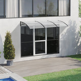 Awnings: VEVOR Window Door Awning Canopy, 965 x 2975mm Door Canopy Exterior, UF50+ PC Sunshade Sheet Awnings, Outdoor Patio Awning Sun Shade, Transparent, Waterproof, for Sun Shutter, UV, Rain, Snow Protection