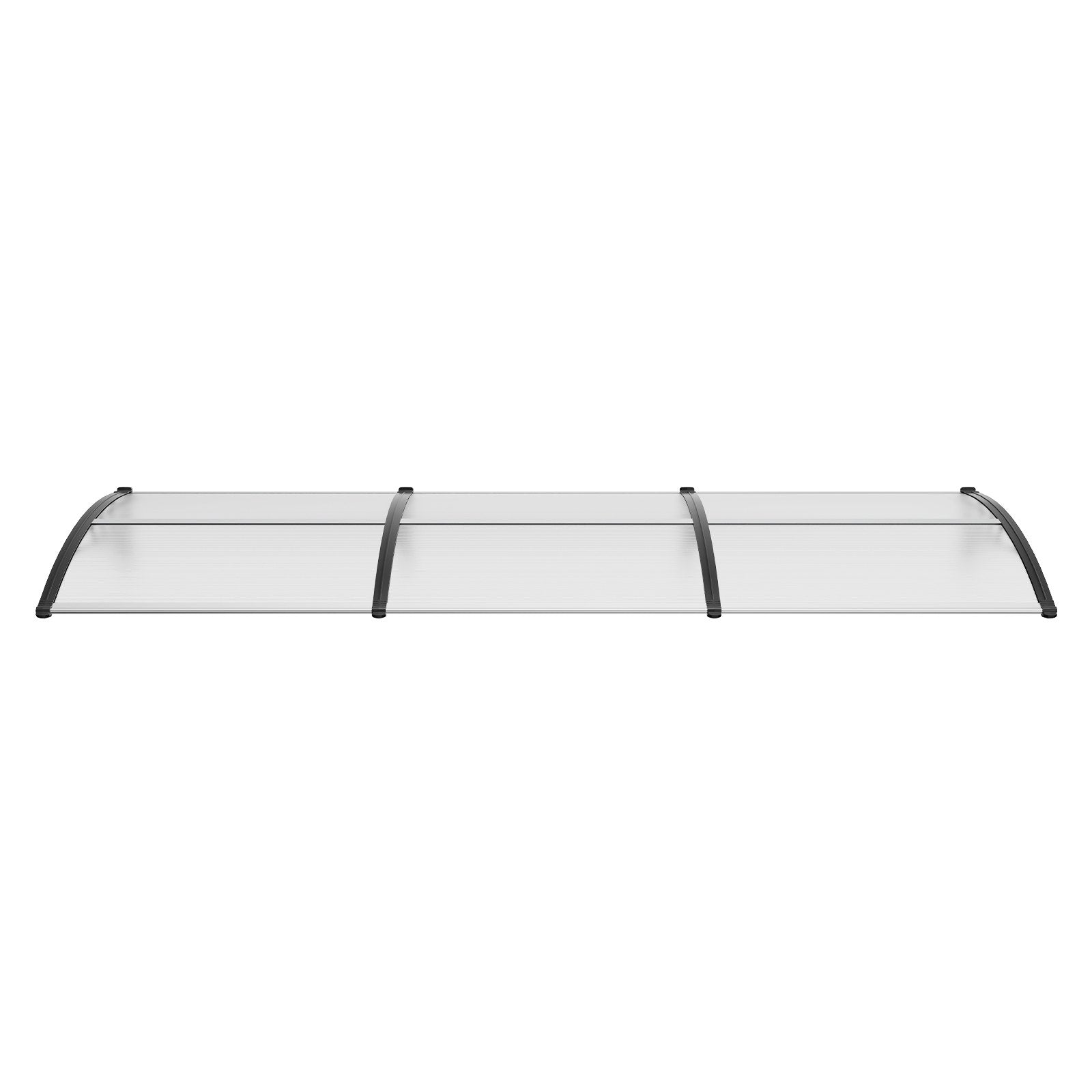 Window Door Awning Canopy, 965 x 2975mm Door Canopy Exterior, UF50+ PC Sunshade Sheet Awnings, Outdoor Patio Awning Sun Shade, Transparent, Waterproof, for Sun Shutter, UV, Rain, Snow Protection