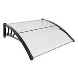 Awnings: VEVOR Window Door Awning Canopy 40" x 40", UPF 50+ Polycarbonate Entry Door Outdoor Window Awning Exterior, Front Door Overhang Awning for Sun Shutter, UV, Rain, Snow Protection, Hollow Sheet