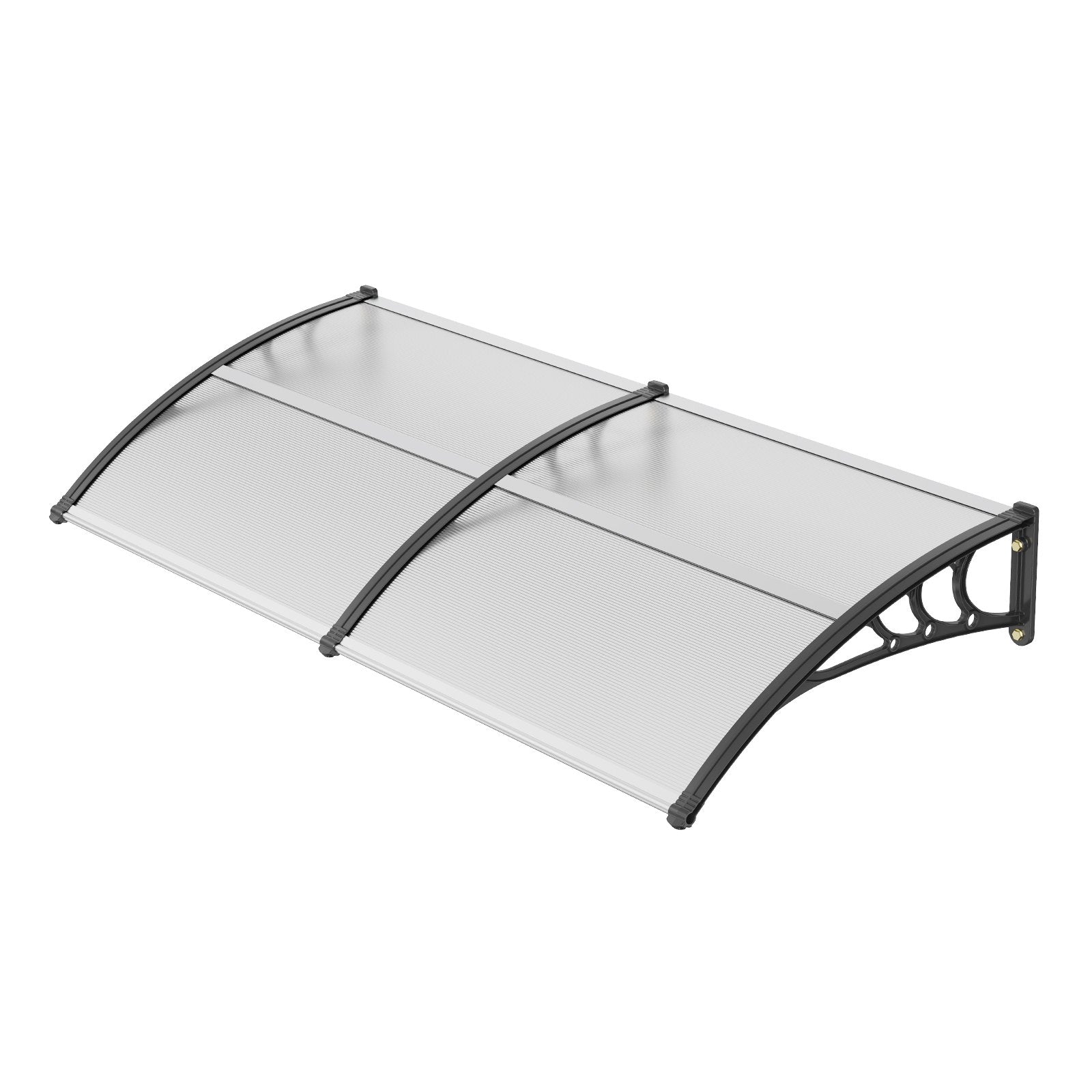 Awnings: VEVOR Window Door Awning Canopy 965 x 1987 mm, UPF 50+ Polycarbonate Entry Door Outdoor Window Awning Exterior, Front Door Overhang Awning for Sun Shutter, UV, Rain, Snow Protection, Hollow Sheet