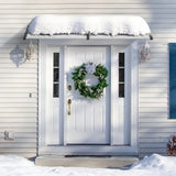 Awnings: VEVOR Window Door Awning Canopy 965 x 1987 mm, UPF 50+ Polycarbonate Entry Door Outdoor Window Awning Exterior, Front Door Overhang Awning for Sun Shutter, UV, Rain, Snow Protection, Hollow Sheet