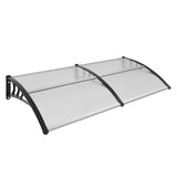 Awnings: VEVOR Window Door Awning Canopy 965 x 1987 mm, UPF 50+ Polycarbonate Entry Door Outdoor Window Awning Exterior, Front Door Overhang Awning for Sun Shutter, UV, Rain, Snow Protection, Hollow Sheet