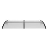 Awnings: VEVOR Window Door Awning Canopy 965 x 1987 mm, UPF 50+ Polycarbonate Entry Door Outdoor Window Awning Exterior, Front Door Overhang Awning for Sun Shutter, UV, Rain, Snow Protection, Hollow Sheet