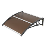 Awnings: VEVOR Window Door Awning Canopy 40" x 40", UPF 50+ Polycarbonate Entry Door Outdoor Window Awning Exterior, Front Door Overhang Awning for Sun Shutter, UV, Rain, Snow Protection, Hollow Sheet