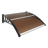 Awnings: VEVOR Window Door Awning Canopy 40" x 40", UPF 50+ Polycarbonate Entry Door Outdoor Window Awning Exterior, Front Door Overhang Awning for Sun Shutter, UV, Rain, Snow Protection, Hollow Sheet
