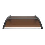 Awnings: VEVOR Window Door Awning Canopy 40" x 40", UPF 50+ Polycarbonate Entry Door Outdoor Window Awning Exterior, Front Door Overhang Awning for Sun Shutter, UV, Rain, Snow Protection, Hollow Sheet