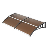 Awnings: VEVOR Window Door Awning Canopy 965 x 1987 mm, UPF 50+ Polycarbonate Entry Door Outdoor Window Awning Exterior, Front Door Overhang Awning for Sun Shutter, UV, Rain, Snow Protection, Hollow Sheet