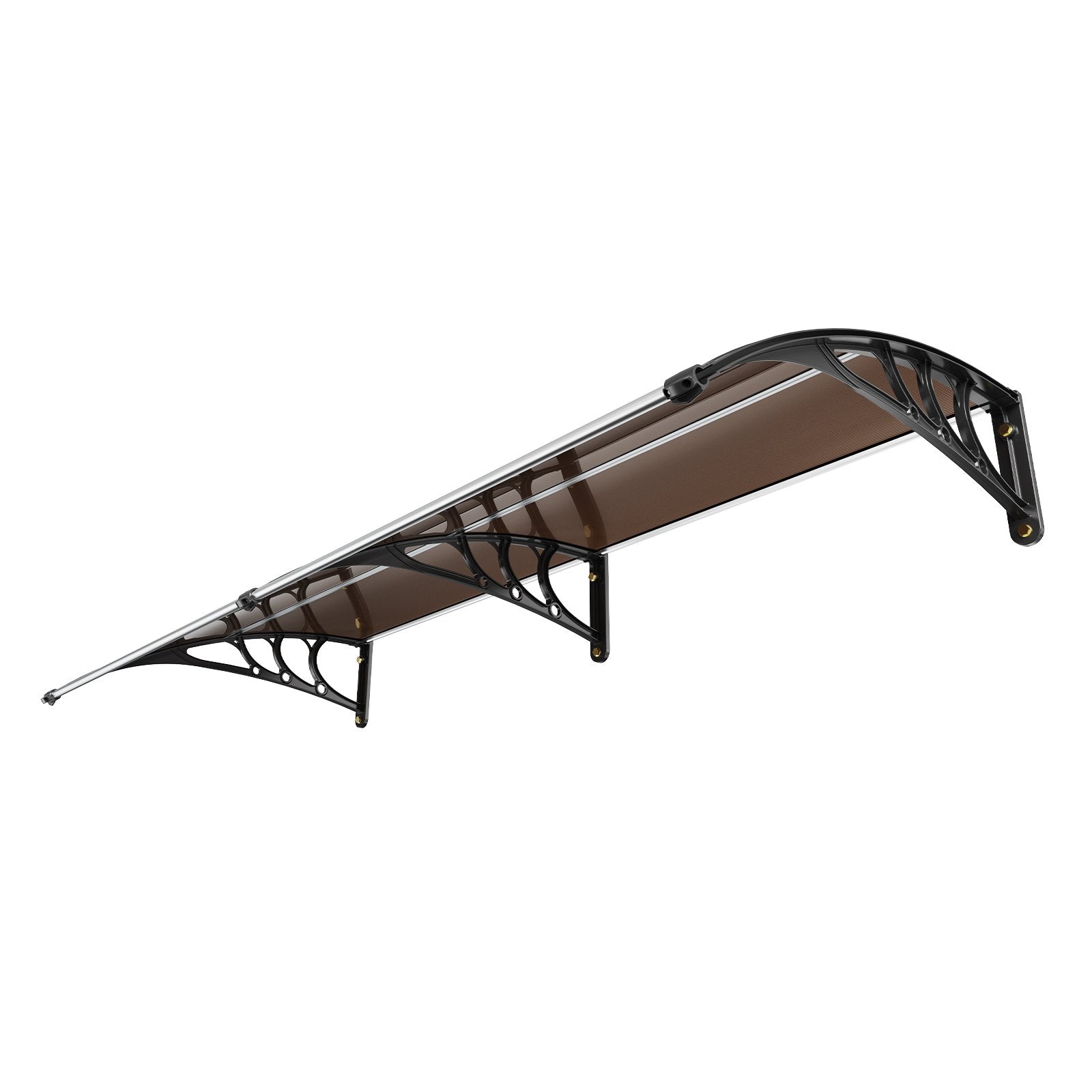 Awnings: VEVOR Window Door Awning Canopy 965 x 1987 mm, UPF 50+ Polycarbonate Entry Door Outdoor Window Awning Exterior, Front Door Overhang Awning for Sun Shutter, UV, Rain, Snow Protection, Hollow Sheet