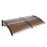 Awnings: VEVOR Window Door Awning Canopy 965 x 1987 mm, UPF 50+ Polycarbonate Entry Door Outdoor Window Awning Exterior, Front Door Overhang Awning for Sun Shutter, UV, Rain, Snow Protection, Hollow Sheet
