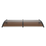 Awnings: VEVOR Window Door Awning Canopy 965 x 1987 mm, UPF 50+ Polycarbonate Entry Door Outdoor Window Awning Exterior, Front Door Overhang Awning for Sun Shutter, UV, Rain, Snow Protection, Hollow Sheet