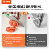Kitchen Knives: VEVOR Knife Sharpener Kit, Rotation Flip Fixed Angle Knife Sharpening System with 12 Whetstones 120-10000 Grit, Professional Kitchen Chef Knife Sharpening Kit for All Knives and Scissors
