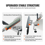 Kitchen Knives: VEVOR Knife Sharpener Kit, Rotation Flip Fixed Angle Knife Sharpening System with 12 Whetstones 120-10000 Grit, Professional Kitchen Chef Knife Sharpening Kit for All Knives and Scissors