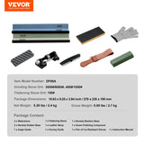 Saw Accessories: VEVOR Whetstone Knife Sharpening Kit, 2 Dual-Sided Grit Whetstones 400/1000 3000/8000, 10PCS Knife Sharpener Kit with 3 Non-Slip Bases, Angle & Honing Guide, Flattening Stone for All Knives, Scissors