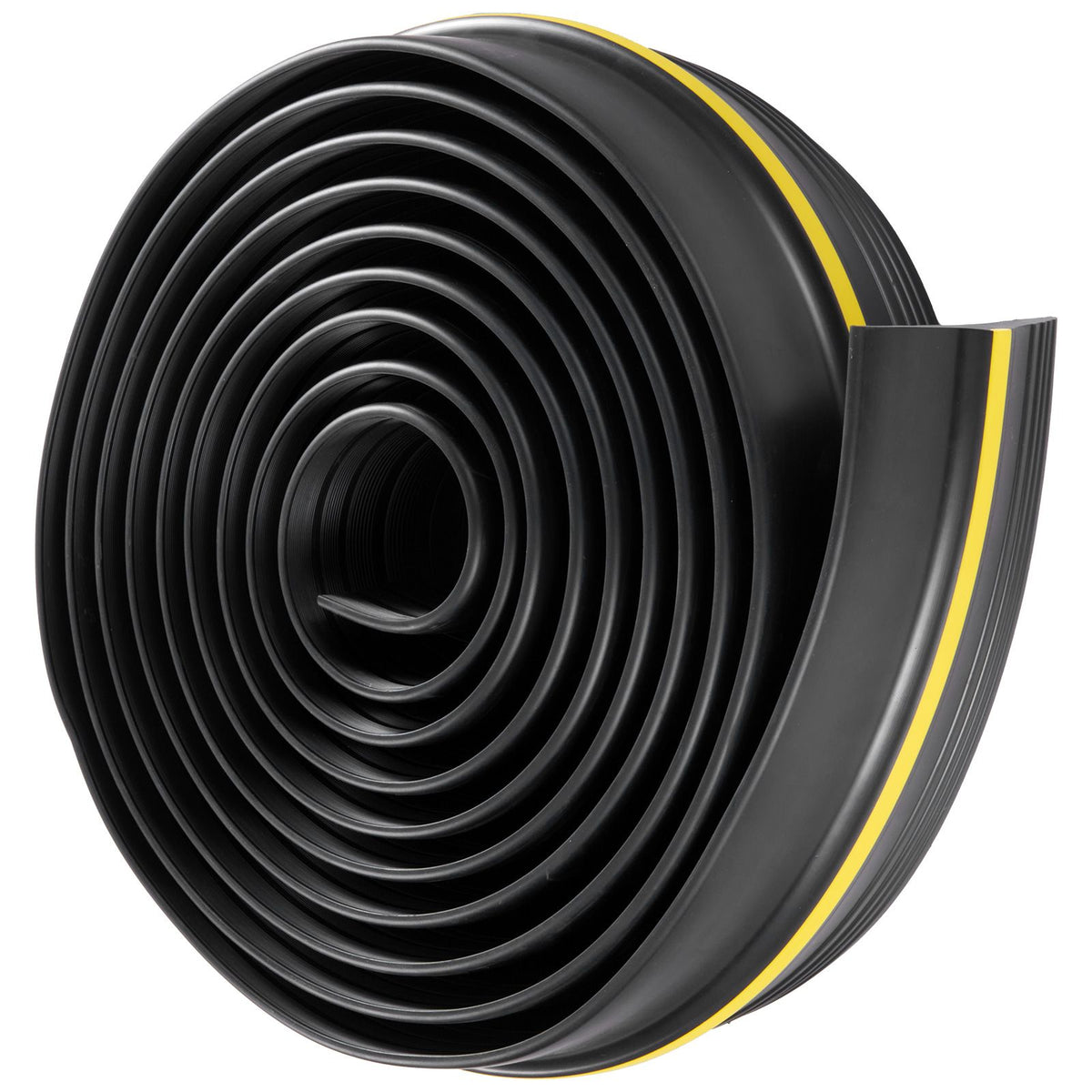 Garage Door Threshold Seal Strip, 16.5 FT Universal Garage Door Floor Seal Strip with Adhesive, Garage Door Bottom Weatherproof Strip, Upgraded Thick PVC DIY Weather Stripping Replacement, Black