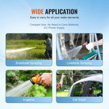 Gardening Tools: VEVOR Water Diaphragm Pump, 20.8 LPM Flow, 4.8 bar Rated Pressure (2.8-6.9 bar Adjustable), 12.7 mm MNPT Self Priming Sprayer Pump with Pressure Switch for RV Camper Marine Boat Lawn, FCC Certified