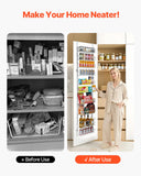 Clothing & Wardrobe Storage: VEVOR 10-Tier Over the Door Pantry Organizer Hanging Storage Rack Adjustable