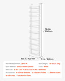 Clothing & Wardrobe Storage: VEVOR 10-Tier Over the Door Pantry Organizer Hanging Storage Rack Adjustable