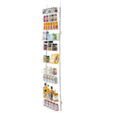 Clothing & Wardrobe Storage: VEVOR 10-Tier Over the Door Pantry Organizer Hanging Storage Rack Adjustable