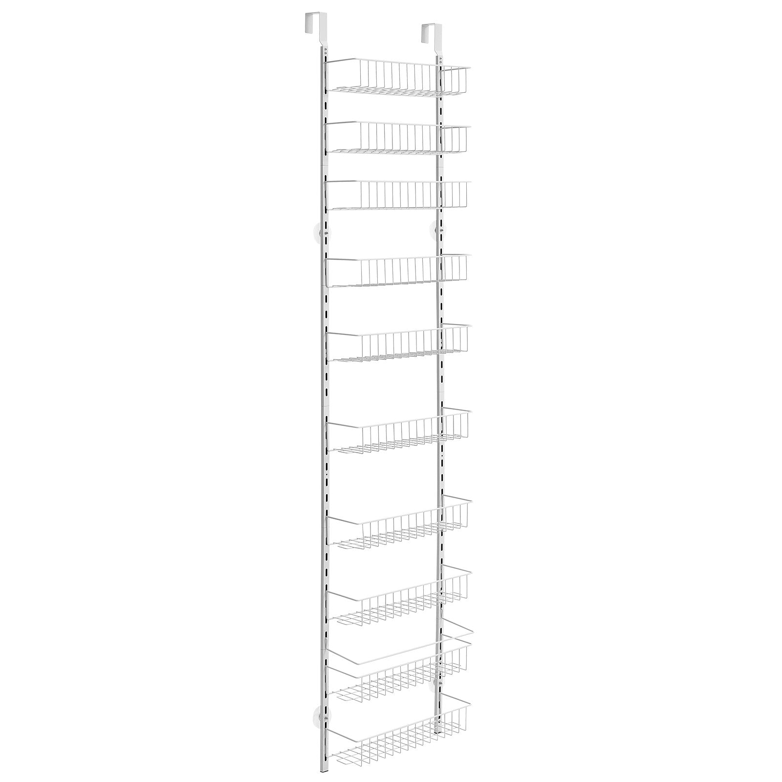 Clothing & Wardrobe Storage: VEVOR 10-Tier Over the Door Pantry Organizer Hanging Storage Rack Adjustable
