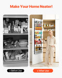 Clothing & Wardrobe Storage: VEVOR 8-Tier Over the Door Pantry Organizer Hanging Storage Rack Adjustable