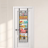 Clothing & Wardrobe Storage: VEVOR 8-Tier Over the Door Pantry Organizer Hanging Storage Rack Adjustable