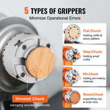 Putty Knives, Scrapers & Chisels: VEVOR KP965 Lathe Chuck, 4-Jaw 96 mm Diameter, Metal Lathe Chuck Turning Machine Accessories with 5 Sets of Jaws, Self-centering Tool, for Precision Machining, Grinding Machines, Milling Machines