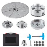 Putty Knives, Scrapers & Chisels: VEVOR KP965 Lathe Chuck, 4-Jaw 96 mm Diameter, Metal Lathe Chuck Turning Machine Accessories with 5 Sets of Jaws, Self-centering Tool, for Precision Machining, Grinding Machines, Milling Machines