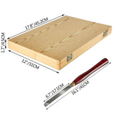 Building Toys: VEVOR Woodworking Lathe Chisel Set 8 Piece Set Lathe Chisel HSS Steel Blades Wood Turning Tools Wooden Case for Storage for Wood Carving Root Carving Furniture Carving Lathes Red