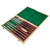Building Toys: VEVOR Woodworking Lathe Chisel Set 8 Piece Set Lathe Chisel HSS Steel Blades Wood Turning Tools Wooden Case for Storage for Wood Carving Root Carving Furniture Carving Lathes Red