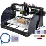 Hand Tools: VEVOR Cnc 3018 Pro 10000RPM Cnc 3018 300×180×45mm Cnc Machine GRBL Control Mini Laser Engraver with Offline Controller 3 Axis laser engraving machine for Carving Milling Plastic Acrylic PVC
