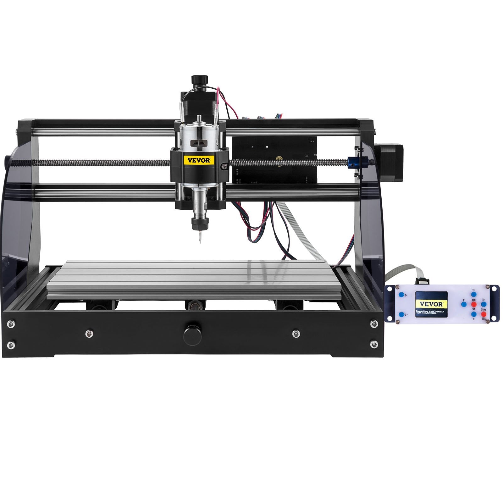 Hand Tools: VEVOR Cnc 3018 Pro 10000RPM Cnc 3018 300×180×45mm Cnc Machine GRBL Control Mini Laser Engraver with Offline Controller 3 Axis laser engraving machine for Carving Milling Plastic Acrylic PVC