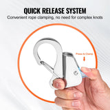 Boating Accessories: VEVOR Boat Anchor Hook Stainless Steel Knotless Anchor System with Quick Release