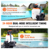 Fountain & Ponds Accessories: VEVOR Sand Filter Above Ground with 285W Pool Pump 10,000 L/H Flow 6-Way Valve