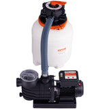 Fountain & Ponds Accessories: VEVOR Sand Filter Above Ground with 285W Pool Pump 10,000 L/H Flow 6-Way Valve