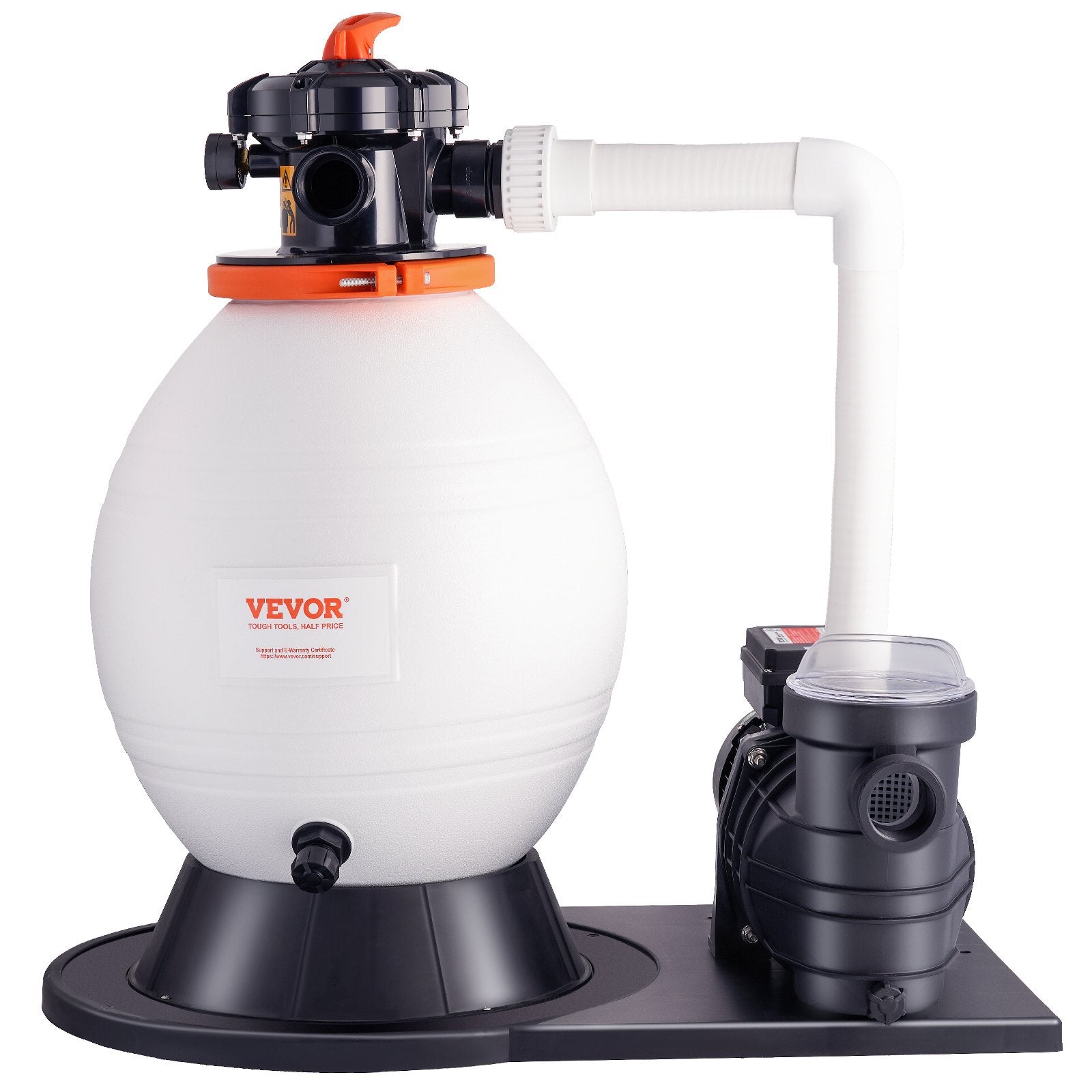 Fountain & Ponds Accessories: VEVOR Sand Filter Above Ground with 850W Pool Pump 18,000 L/H Flow 6-Way Valve