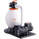 Fountain & Ponds Accessories: VEVOR Sand Filter Above Ground with 850W Pool Pump 18,000 L/H Flow 6-Way Valve