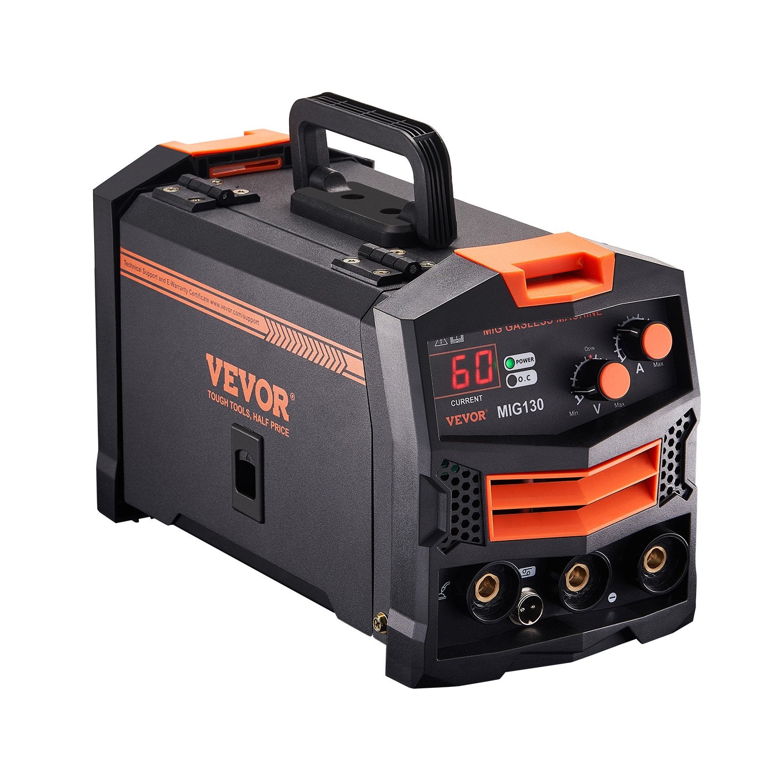Automotive Repair & Speciality Tools: VEVOR MIG Welder 130Amp Gasless Flux Core Mig Welding Machine with IGBT Inverter