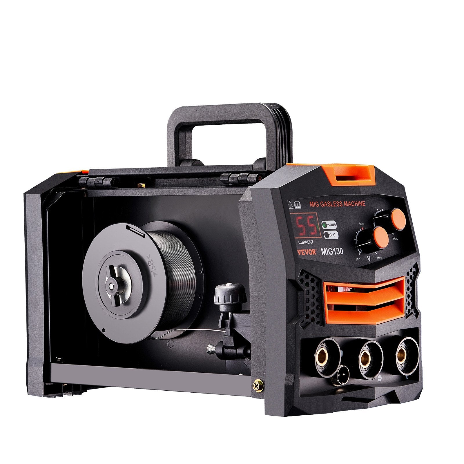 Automotive Repair & Speciality Tools: VEVOR MIG Welder 130Amp Gasless Flux Core Mig Welding Machine with IGBT Inverter