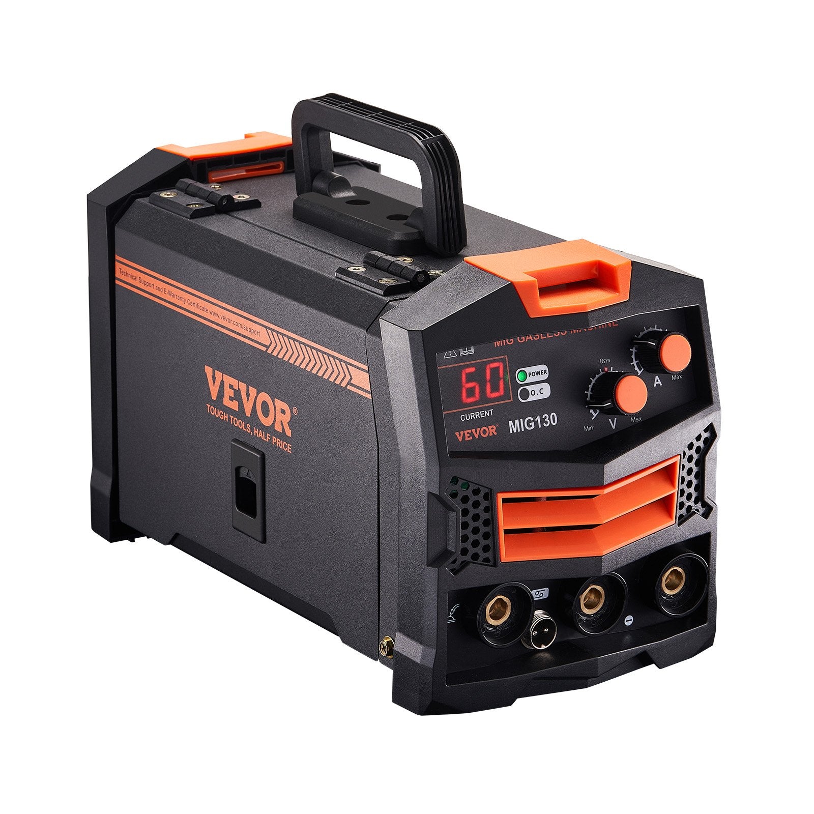 Automotive Repair & Speciality Tools: VEVOR MIG Welder 130Amp Gasless Flux Core Mig Welding Machine with IGBT Inverter