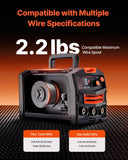 Automotive Repair & Speciality Tools: VEVOR MIG Welder, 130A Synergic Mig Welding Machine, 2-in-1 Gas MIG/Gasless Flux Core MIG Multi-Process Welder Machine, Portable Mig Welder with IGBT Inverter Technology & Digital Display Screen