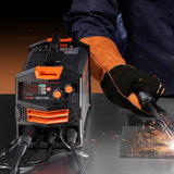Automotive Repair & Speciality Tools: VEVOR MIG Welder, 130A Synergic Mig Welding Machine, 2-in-1 Gas MIG/Gasless Flux Core MIG Multi-Process Welder Machine, Portable Mig Welder with IGBT Inverter Technology & Digital Display Screen
