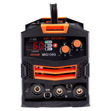 Automotive Repair & Speciality Tools: VEVOR MIG Welder, 130A Synergic Mig Welding Machine, 2-in-1 Gas MIG/Gasless Flux Core MIG Multi-Process Welder Machine, Portable Mig Welder with IGBT Inverter Technology & Digital Display Screen